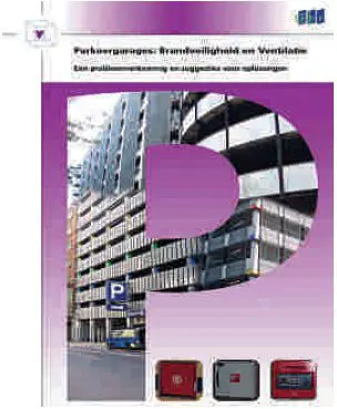 3. Voorblad SBR-publicatie ‘Parkeergarages: Brandveiligheid en Ventilatie’.