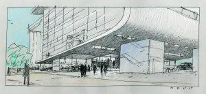 Schets architectuurstudio HH