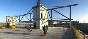 Kolomvrije overspanningen door stalen vakwerken