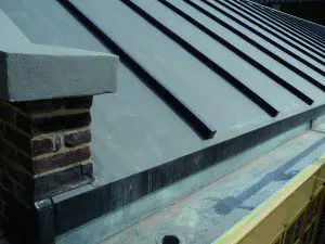 Dakbaan in de kleur middelgrijs