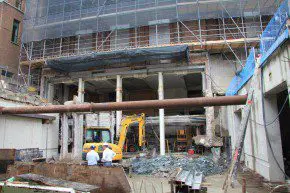 Doorbraak naar kelder Plein 26