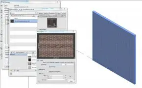 Zijn de gevelbaksteensortering en specificaties bekend, dan kan de
textuur ervan worden bekeken.