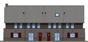 De texturen kunnen direct in het 3D-gebouwmodel worden geladen.