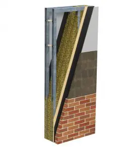 Het ThermoFrame is opgebouwd met twee koudgevormde C-profielen die gekoppeld
worden met Combar.