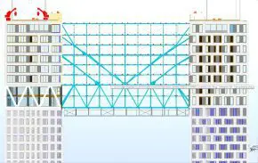 Constructieve opbouw van de brug.