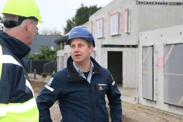 Projectleider Joshua Smit kijkt met tevredenheid terug op de samenwerking met De RuwBouw Groep
