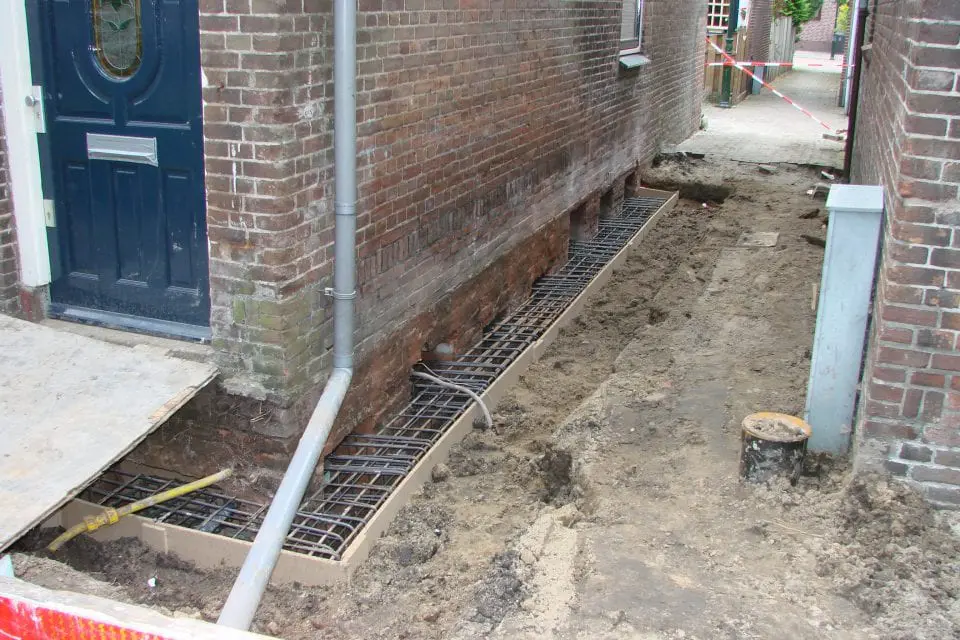 verzakking, funderingsherstel