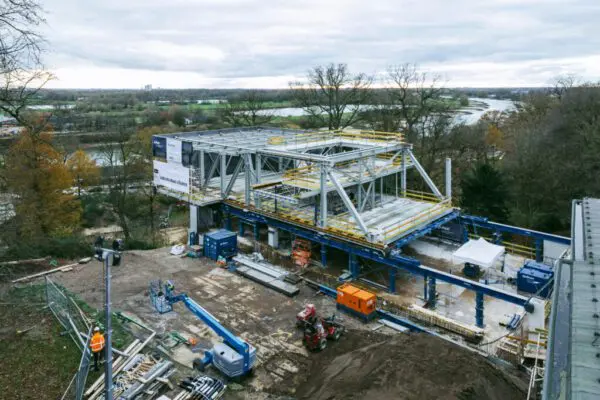 Uitschuif operatie december 2020. Foto Eva Broekema.
