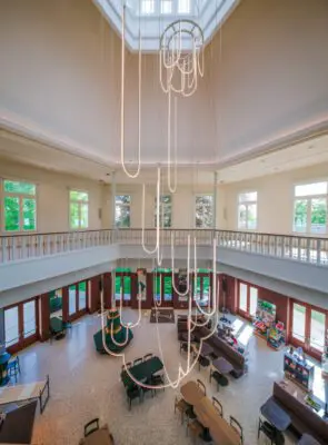 De transparantie is hersteld in de koepel van Museum Arnhem. Foto Jannes Linders.
