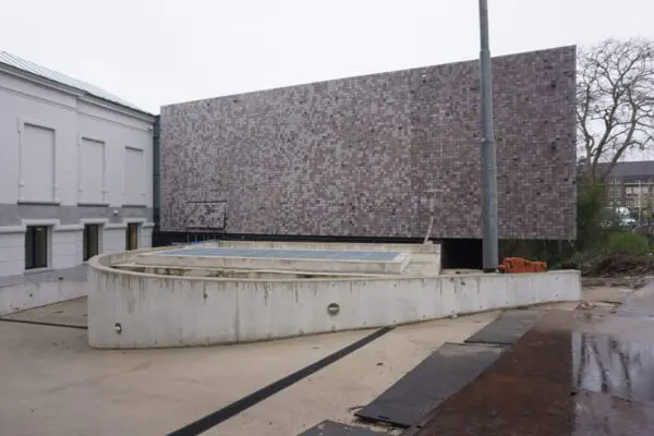 WK opslag en entree expeditie aan Utrechtseweg. Foto Jacqueline Knudsen.
