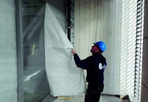 Nieuwe coating beschermt glas tot oplevering