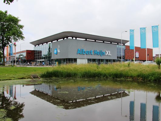 Gevel winkelcentrum Alkmaar. Foto: Henk Wind