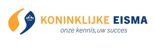 Het logo van Koninklijke Eisma, voorheen Eisma Media Groep.