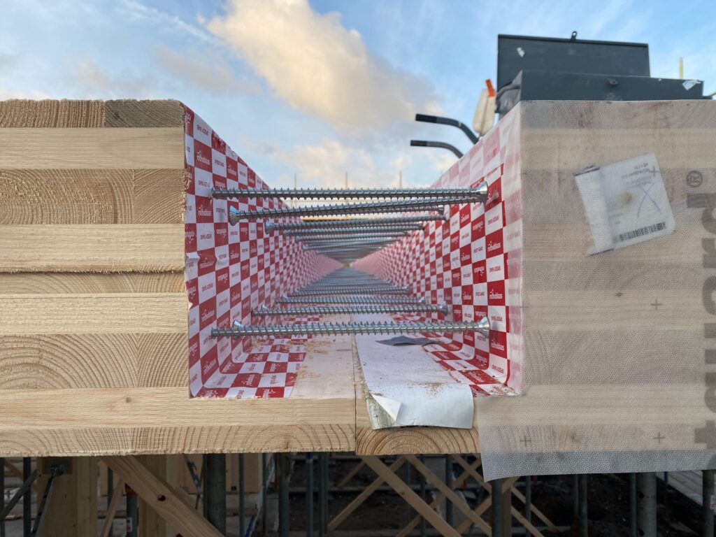 houtbouw zonder liggers