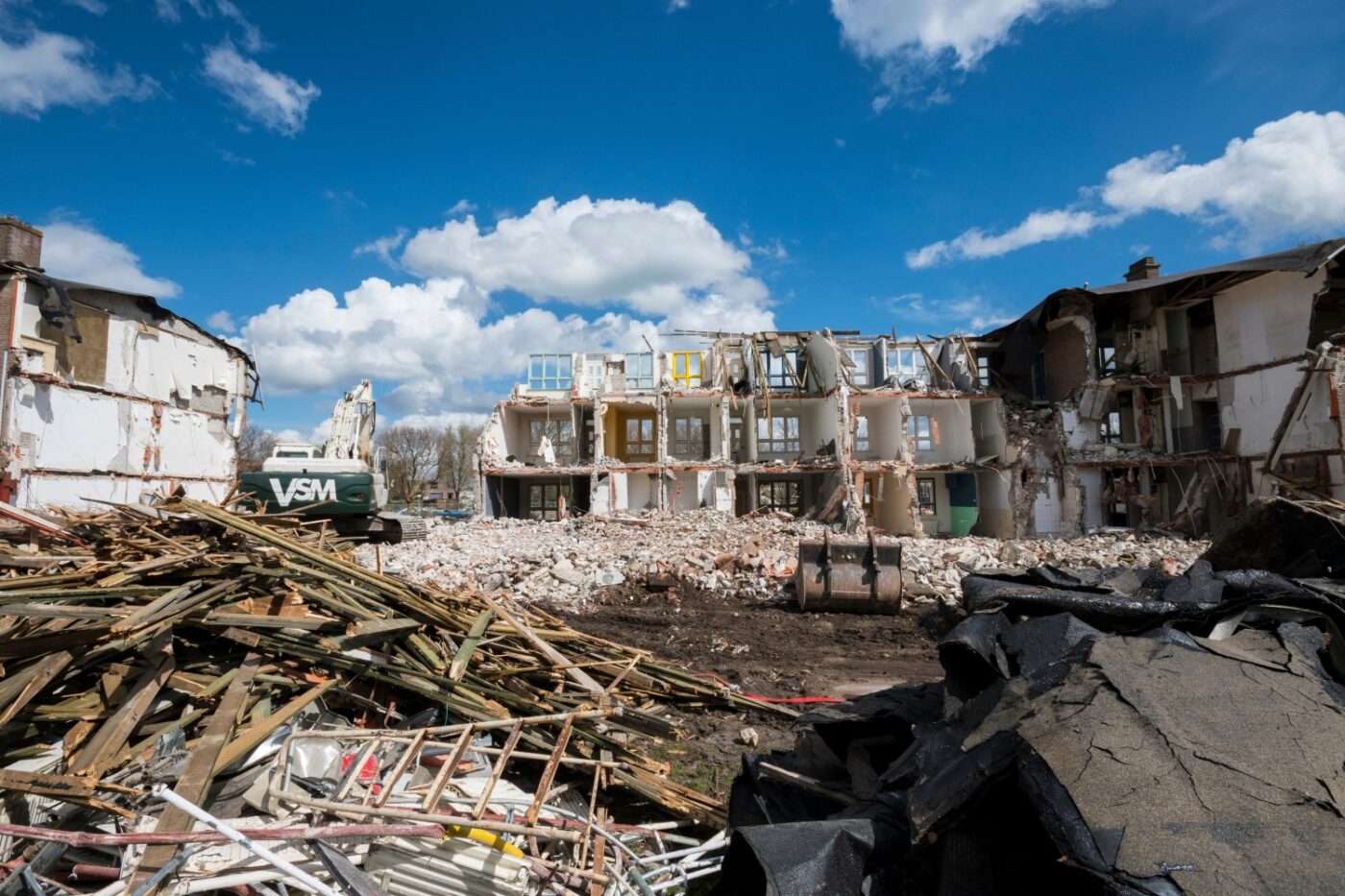 geheel vernieuwen, funderingen hergebruiken