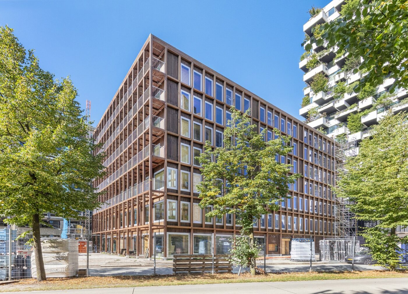 houten woongebouw matchbox