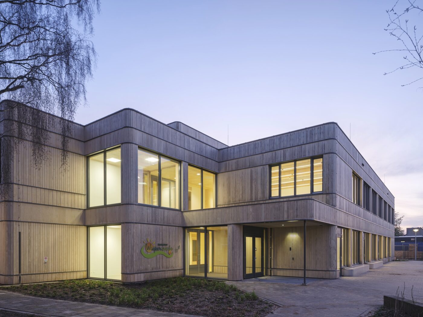 modulaire houtbouwschool