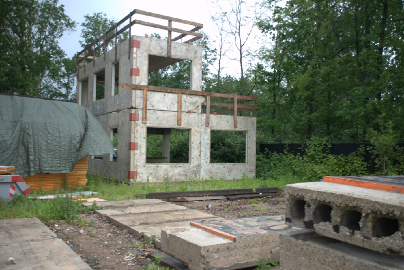 hergebruik prefab betonelementen