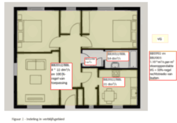 mechanische ventilatie plafond voorschriften